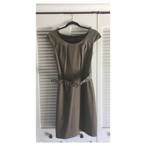 Beige Dress with Belt!